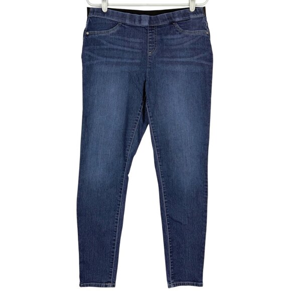 Simply Vera Wang Women's Pull-on Elastic Back Stretch Blue Denim Jeans Size 12 - Picture 1 of 11